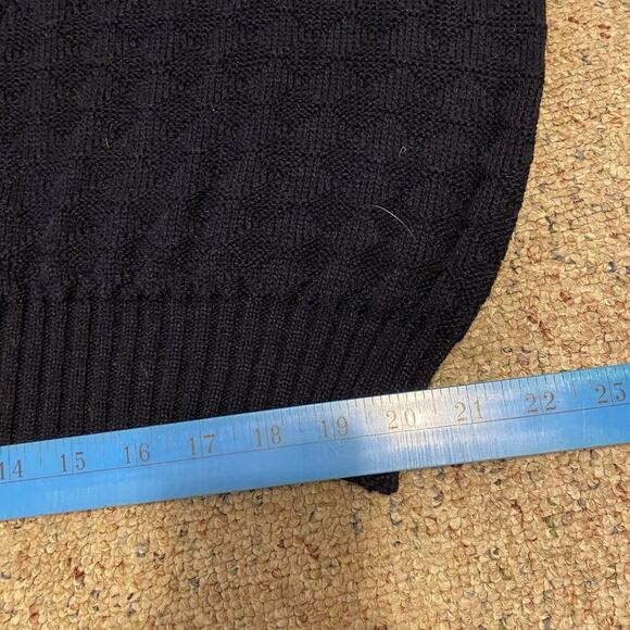 VTG 90s Private Club Fisherman Knit Cardigan Sweater VNeck Grandpacore Men’s 2X - Picture 3 of 9